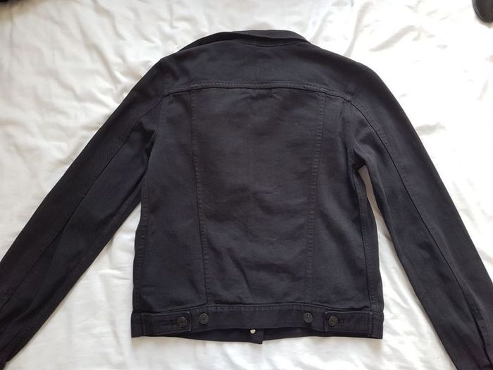 GAP denim jacket black size XS