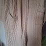 Cream Cardigan Coat Image 6