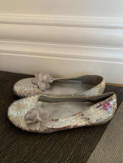 Silver Sparkly Party Shoes