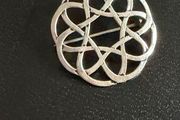silver brooch