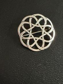 silver brooch