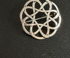 silver brooch