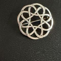silver brooch