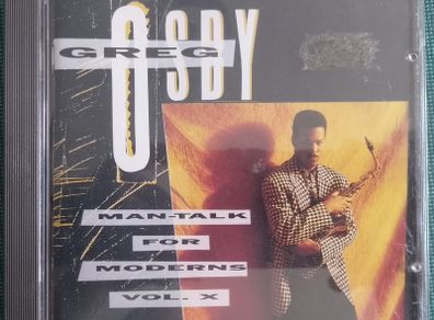 Greg Osby - Man-Talk For Moderns Vol. X CD (1991) Blue Note Free Jazz Funk EX+