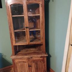 Corner display cabinet and tv unito