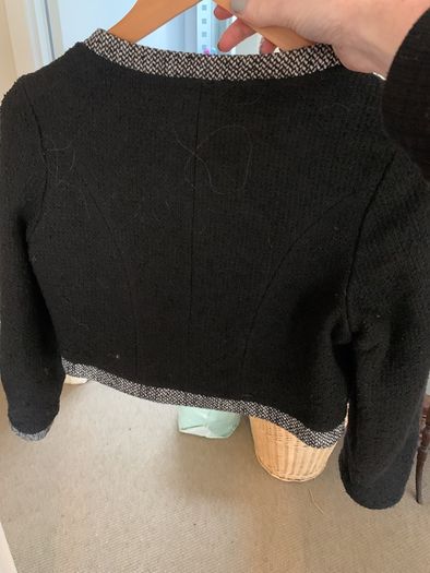 Cropped boucle jacket