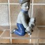 Porcelain Figures Girl/Frog& Boy/pig Image 8