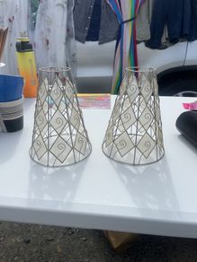 2x lamp shades