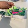 Green nike trainers size 4 EU36.5 Image 3