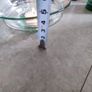 Vintage Mid Century Translucent green Glass  NIGHT LIGHT CANDLE HOLDER. Image 2