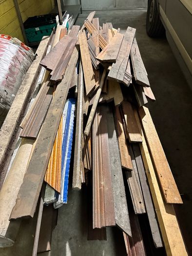 Solid mahogany skirting boards