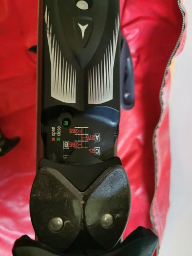 Atomic skis, gipron poles and storage bag
