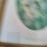 RARE FIND OLD ANTIQUE in Vintage Wooden and Gilded Plaster  J.B. GREUZE Print La Crunche Cassie The Broken Pitcher Florentine Frame With Painted Roses and Leaves Image 9