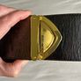 Brown/gold elastic belt Image 2