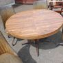 Mid Century Table and 4 Chairs Image 3