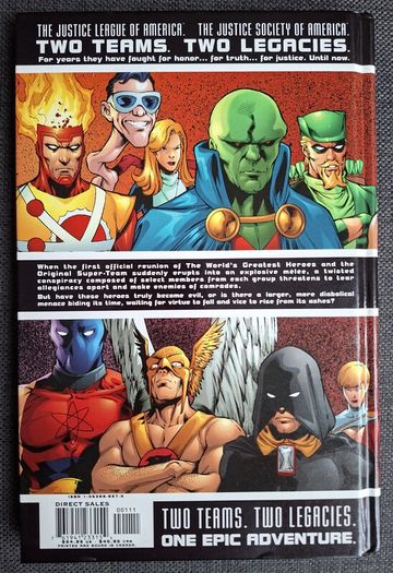 JLA JSA Virtue and Vice hardcover graphic novel. From DC Comics