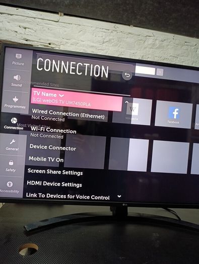 Lg 50" 4k Smart Tv (50um7450pla)
