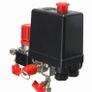 BRAND NEW Arrival Air Compressor Pressure Valve Switch Manifold Relief Regulator Gauges 180PSI 240V 45x75x80mm Image 3