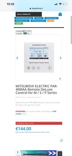 electric remote Mitsubishi