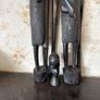 African Statue Ebony Carved Wood Figure Vintage Sculpture Statues Image 3