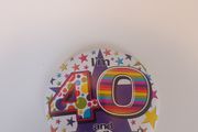 40th Birthday Large Badge