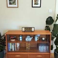 Mid Century Vintage Jentique Bookcase Display Cabinet