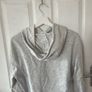 Grey crop hoodie Image 3