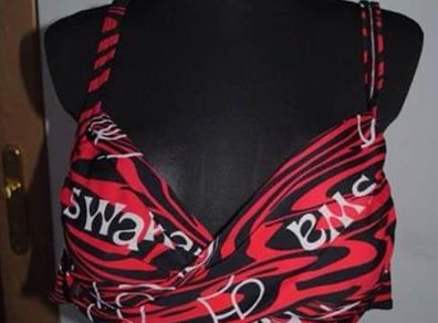 Gracifal padded bikini bra size UK22 EU54 cup D/DD Postage included