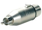 3 pin XLR female to RCA male adaptor