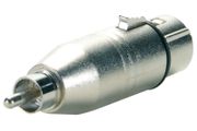 3 pin XLR female to RCA male adaptor