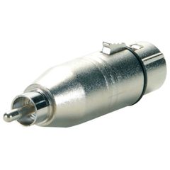 3 pin XLR female to RCA male adaptor