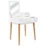 Dressing Table with Mirror MDF 60x50x86 cm Image 2