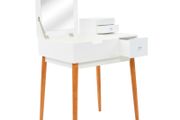 Dressing Table with Mirror MDF 60x50x86 cm