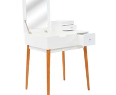 Dressing Table with Mirror MDF 60x50x86 cm