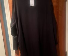 H&M black plus size tunik dress 4XL