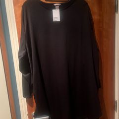 H&M black plus size tunik dress 4XL