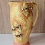 Vintage 1930' Art Deco Burleigh Ware Bee and Honeycomb Jug Image 2