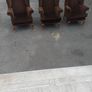 Vintage queen Anne Wing back chairs Image 6