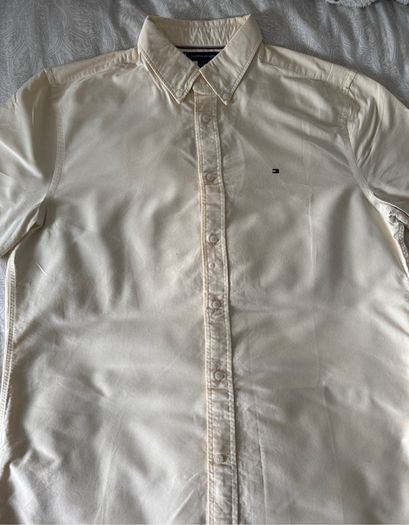 Tommy Hilfiger Cream yellow Oxford Shirt  L