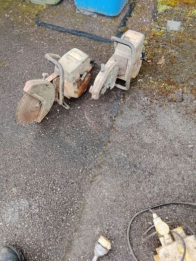 2x partner k 650 consaws and transformer