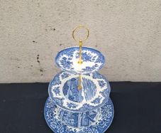 Blue cake stand postage possible
