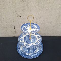 Blue cake stand postage possible