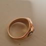 Mens large ring gold coloured Image 3