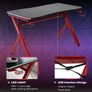 Gaming Desk with RGB LED Lights Image 5