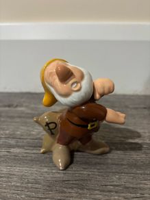 Rare Disney Sneezy Ceramic Pepper Shaker Snow White