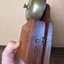 vintage wood-cased block bell or electric alarm bell Image 3