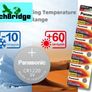 5x Panasonic CR1220 3V Lithium Coin Cell Batteries Image 3