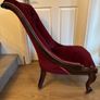 Antique Victorian Rosewood Slipper Chair Image 6