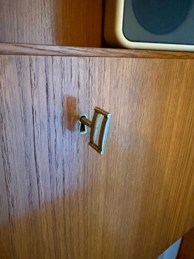 Mid century bureau cabinet
