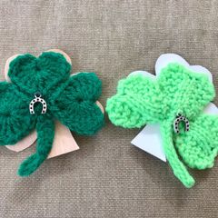 Shamrock St Patrick's Day Brooch
